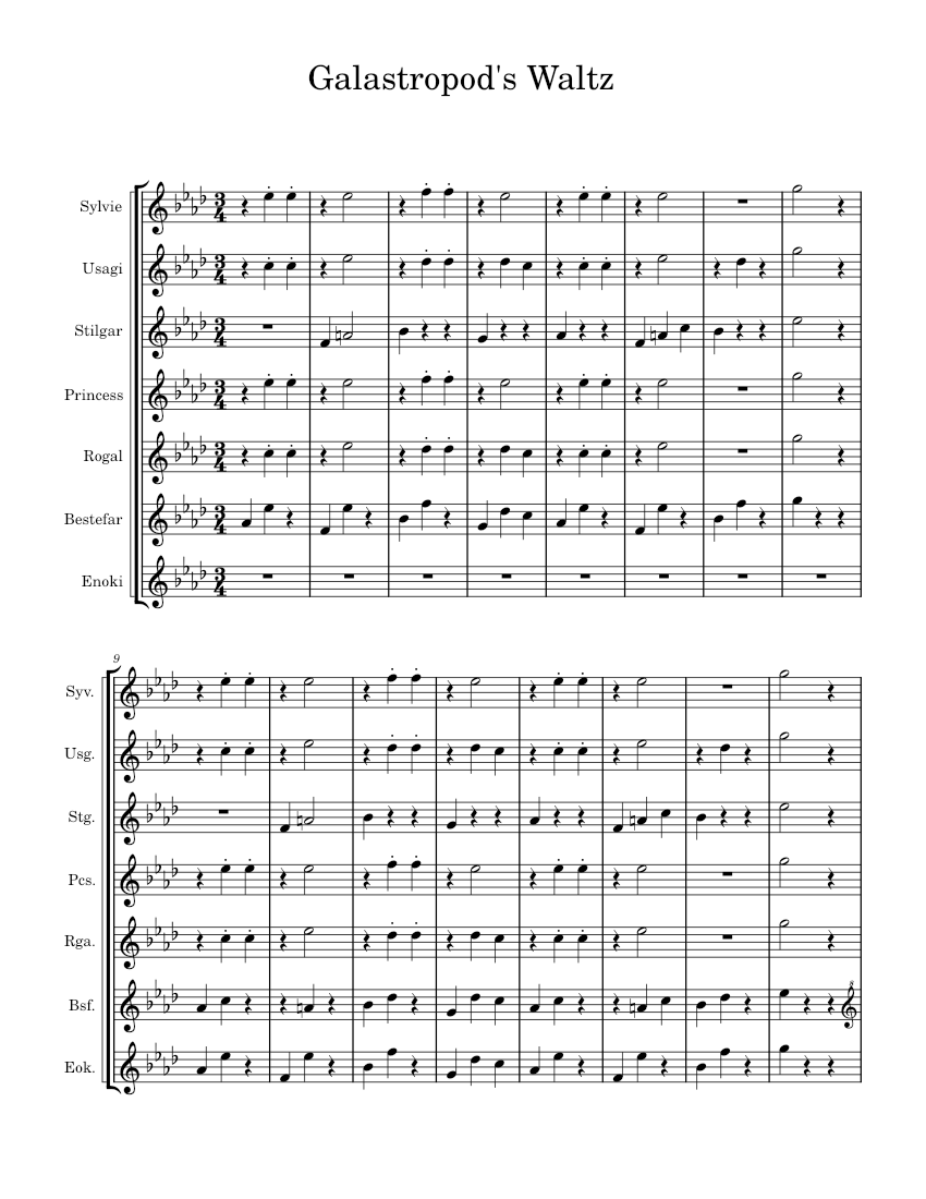 Astroneer Snail Song Sheet music for other (Mixed Ensemble)