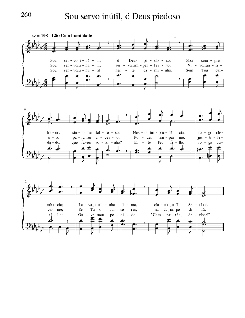 Hino 260 Hinario 5 Em La Oboe D Amore Clarinete Soprano E Clarone Ccb Sheet Music For Oboe Woodwind Duet Musescore Com Este aplicativo não tem vinculo nenhum com à congregação cristã no brasil. ccb sheet music for oboe woodwind duet