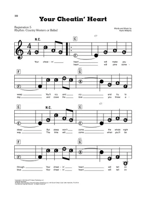 Free Your Cheatin Heart by Hank Williams sheet music | Download 