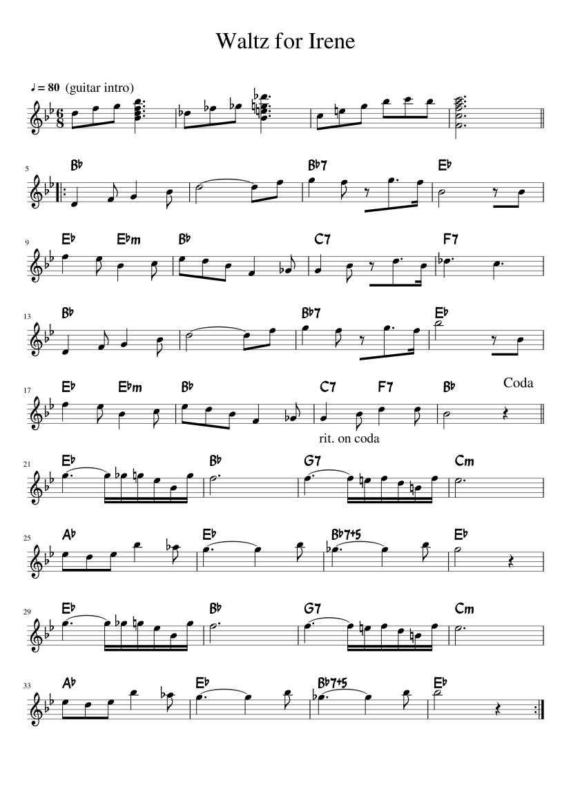 Waltz for Irene