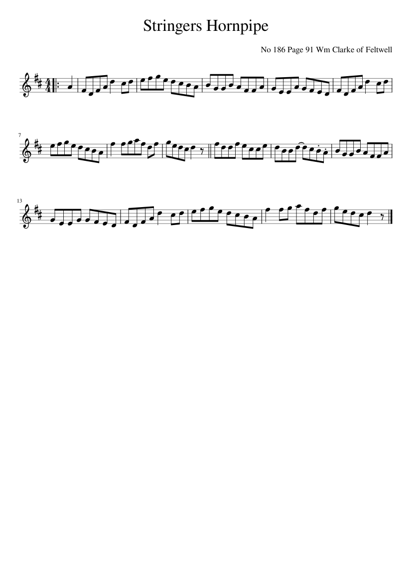 Stringers Hornpipe