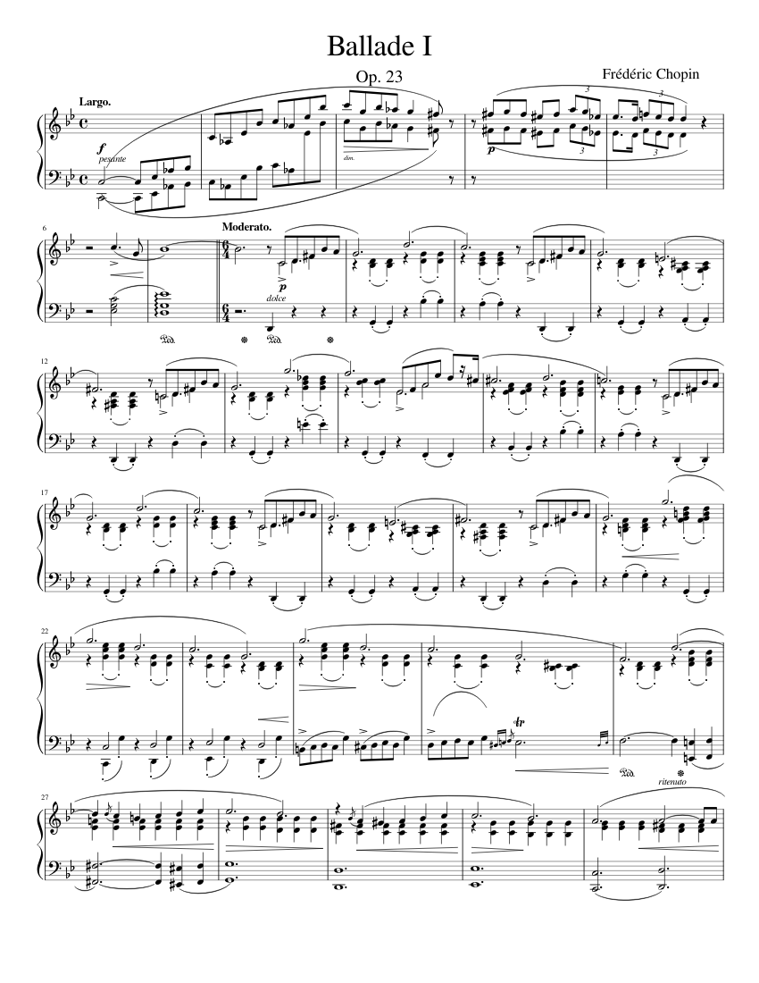 Ballade No.1 Op.23