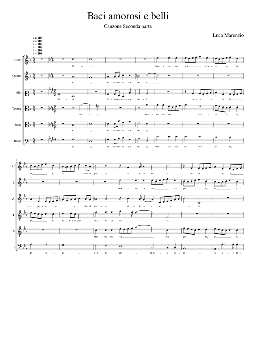 Baci amorosi e belli