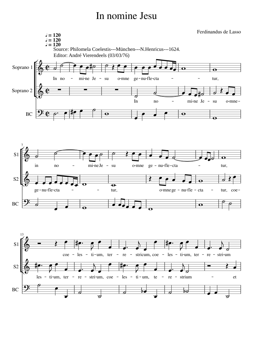 In nomine Jesu