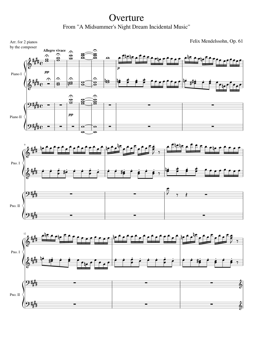 A Midsummer Night's Dream incidental music Op.61