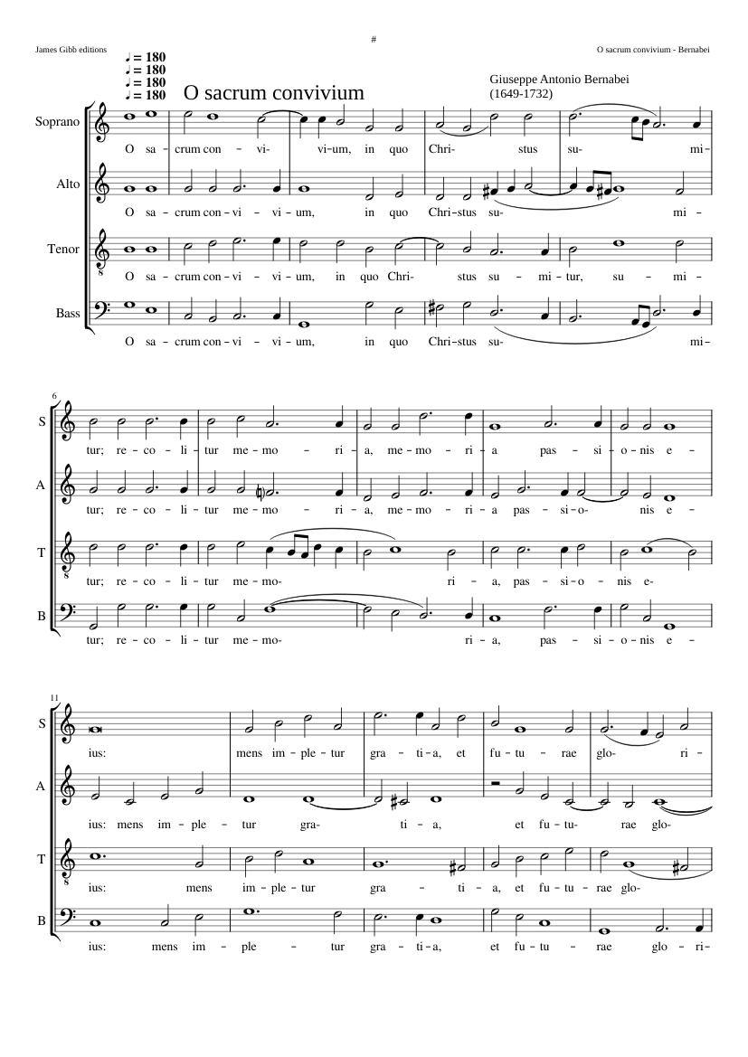 O sacrum convivium