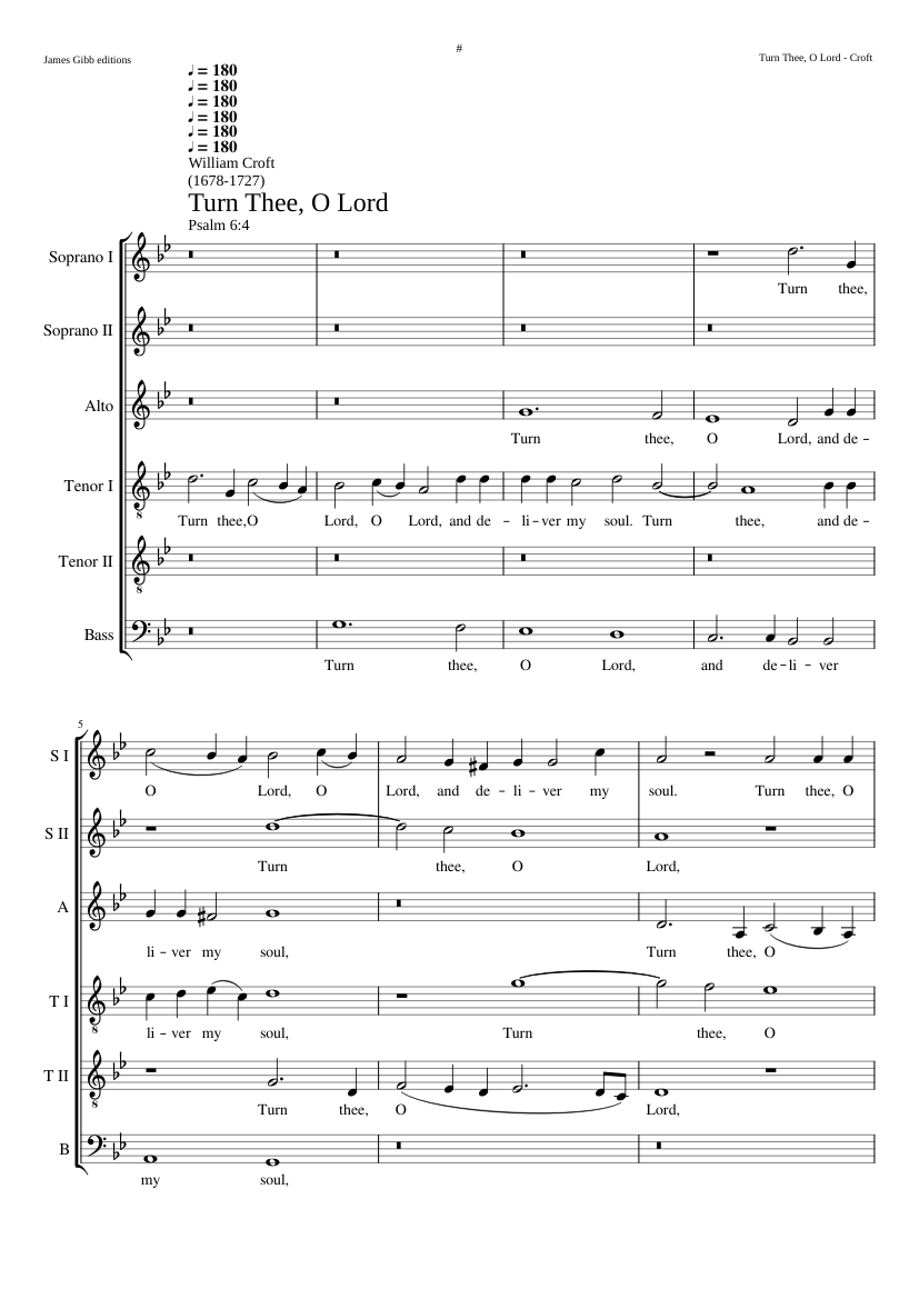 Turn thee O Lord