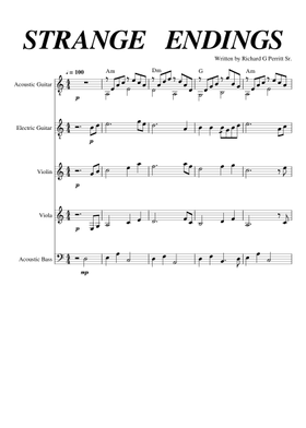 Sheet Music For Accordion Violin With 5 Instruments Musescore Com