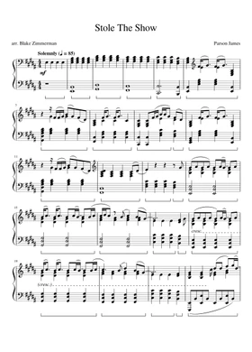 Free Stole The Show by Parson James sheet music | Download PDF or print on  Musescore.com