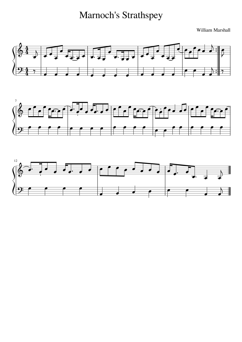 Marnoch's Strathspey
