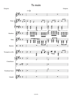 Free Grégoire sheet music | Download PDF or print on Musescore.com