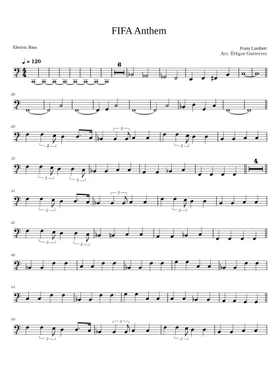 Fifa Anthem By Franz Lambert Free Sheet Music Download Pdf Or Print On Musescore Com Fifa Anthem By Franz Lambert Free Sheet Music Download Pdf Or Print On Musescore Com
