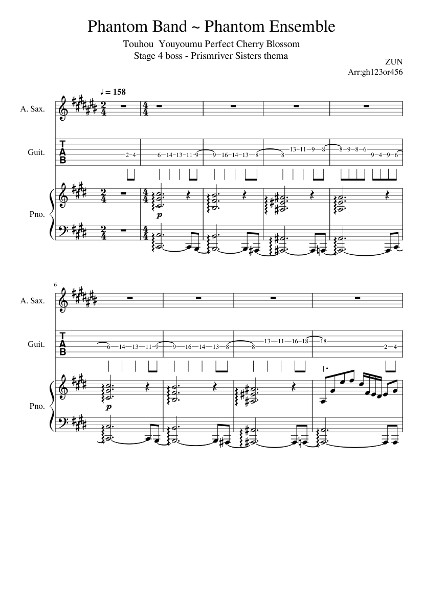 phantom ensemble prismrivers theme