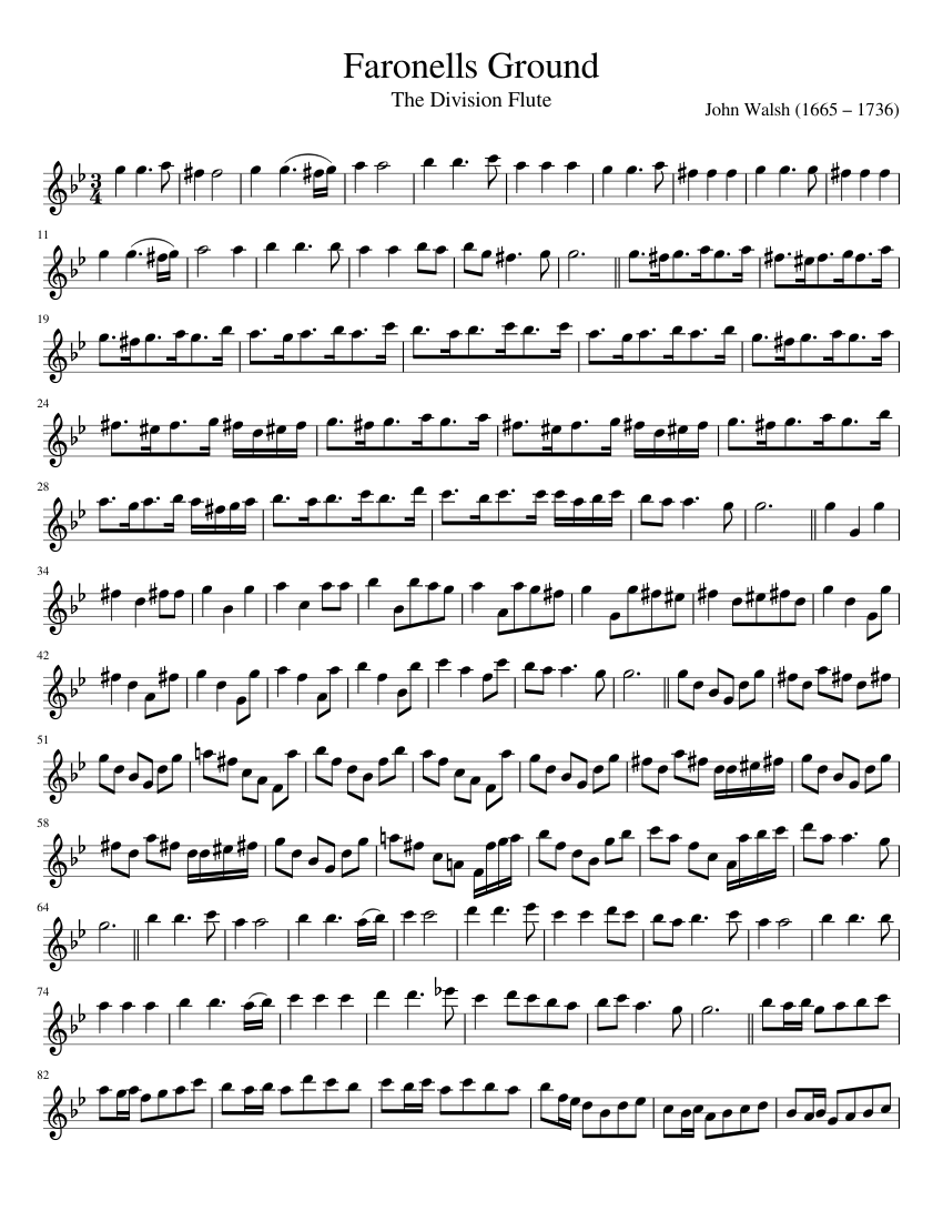 Faronells Ground The Division Flute