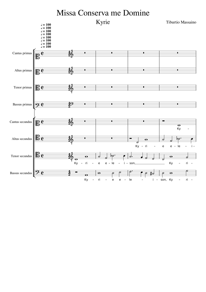 Missa Conserva me Domine