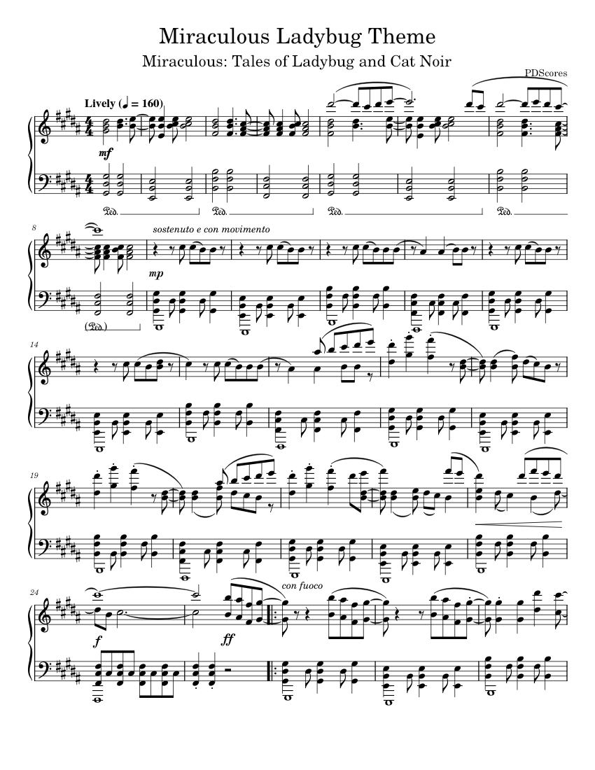 miraculous ladybug theme