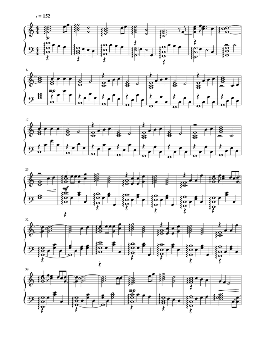 Beautiful in White - Shane Filan Sheet music for Piano (Solo) |  Musescore.com