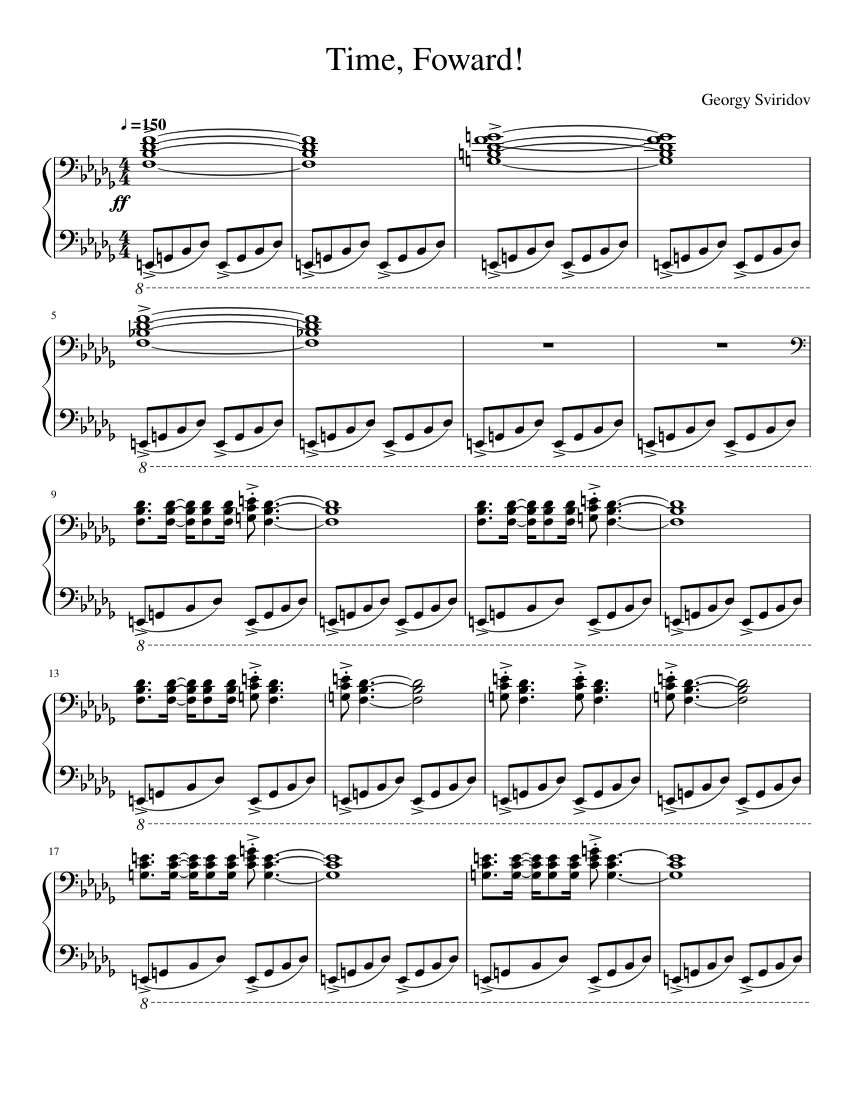 Sviridov Time Forward! Гео́ргий Васи́льевич Свири́дов