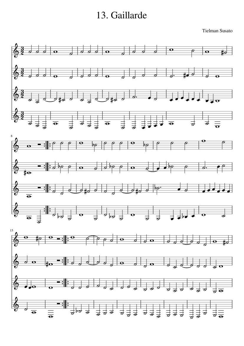 13. Gaillarde