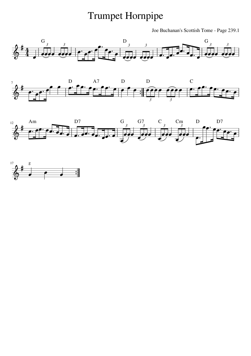 The Trumpet Hornpipe