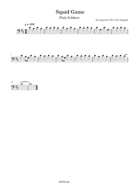 The Bloxfruits Theme - Explorer Sheet music for Cello (String Duet)