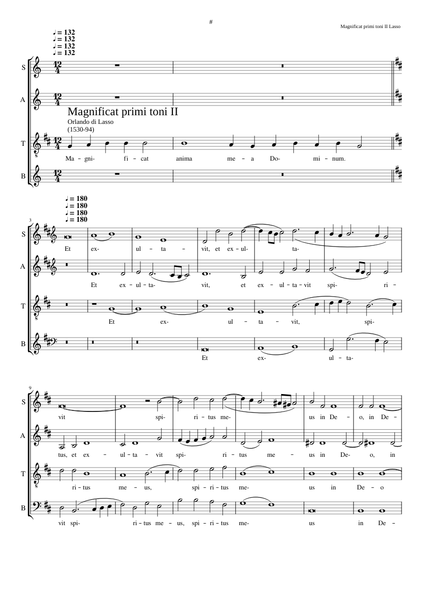 Magnificat primi toni II