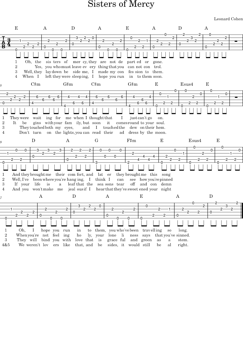 The Sisters of Mercy