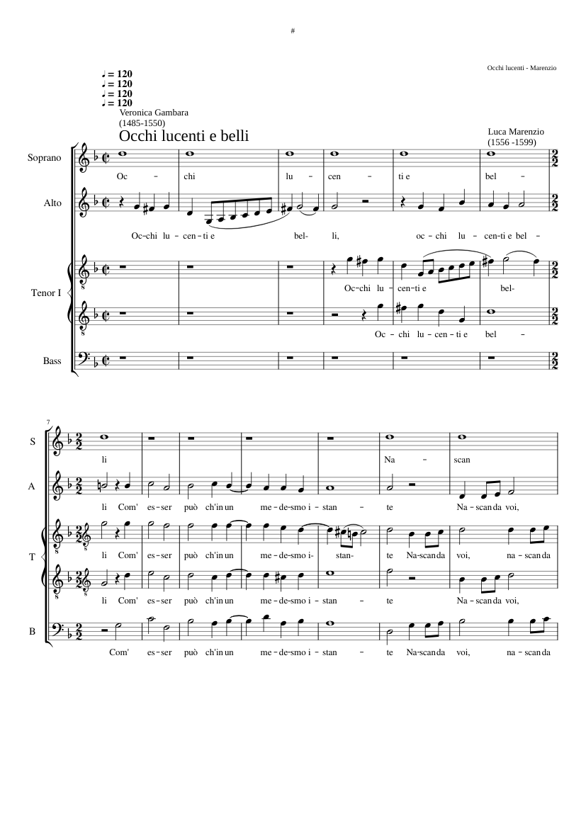 Occhi lucenti e belli