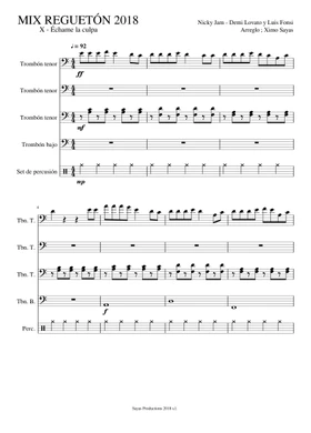 Free échame la culpa by Luis Fonsi sheet music | Download PDF or print on  Musescore.com