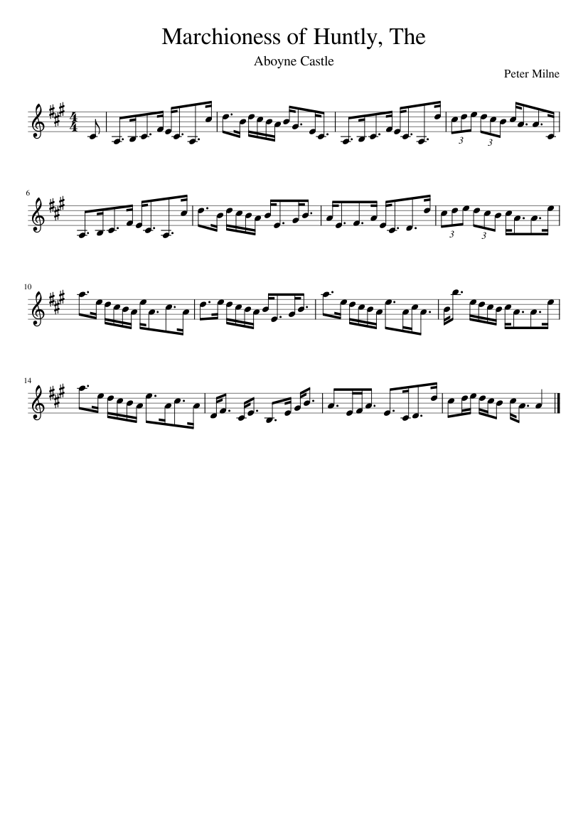 the Marchioness of Huntly