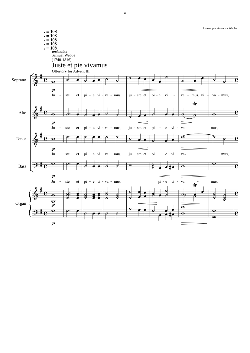 Juste et pie vivamus