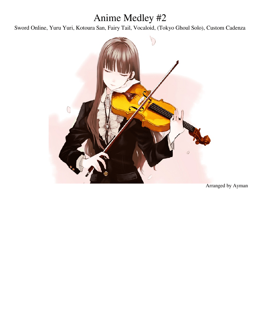 HD wallpaper: female anime character playing violin digital wallpaper, girl  | Wallpaper Flare