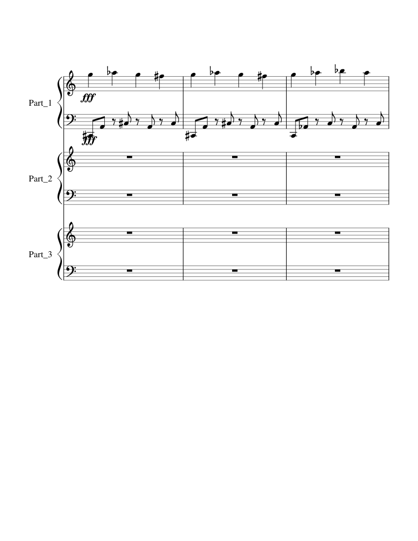 Kagome Sheet music for Piano (Mixed Trio)