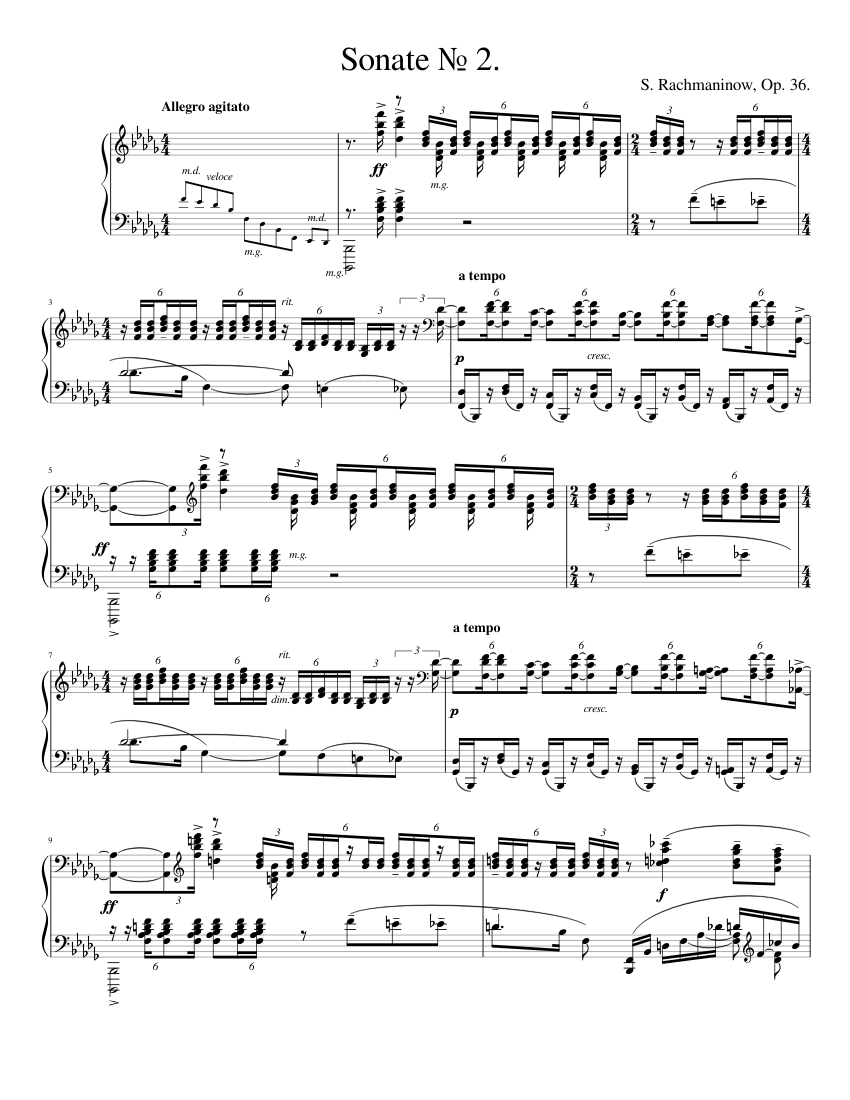 Piano Sonata No.2 Op.36