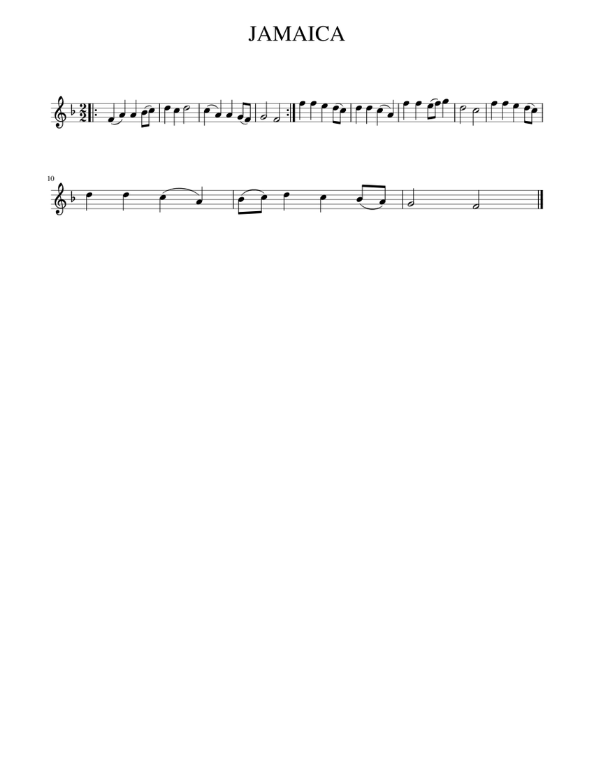 Jamaican Notes.pdf JAMAICA Sheet music for Piano (Solo) Easy | Musescore.com