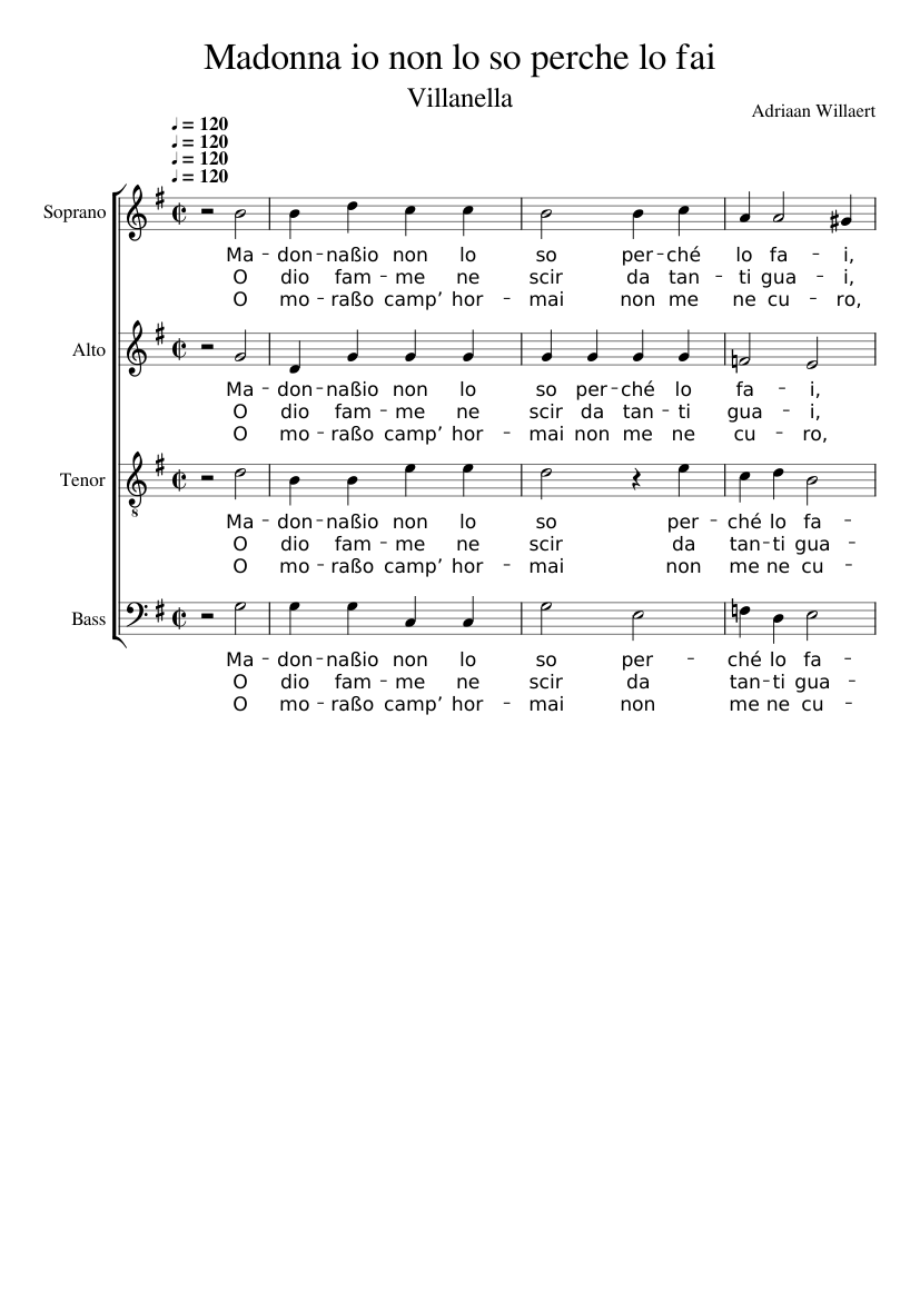 Madonna io non lo so perché lo fai