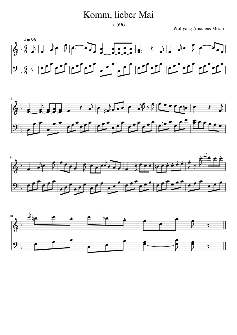 Komm lieber Mai