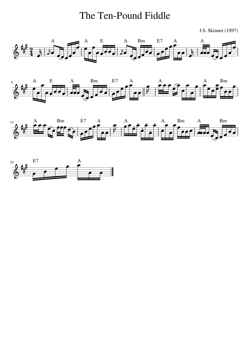 The Ten-Pound Fiddle