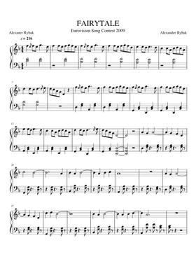 Free Fairytale by Alexander Rybak sheet music | Download PDF or print on  Musescore.com