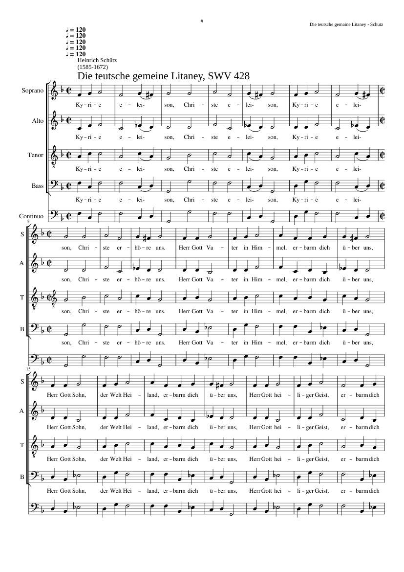 Litania I SWV 428