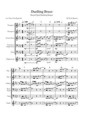 Free dueling banjos by Eric Weissberg sheet music | Download PDF or print  on Musescore.com