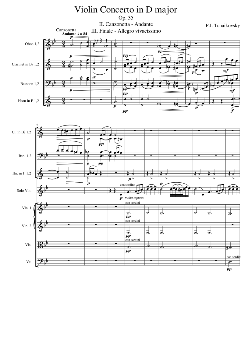 Violin Concerto Op.35