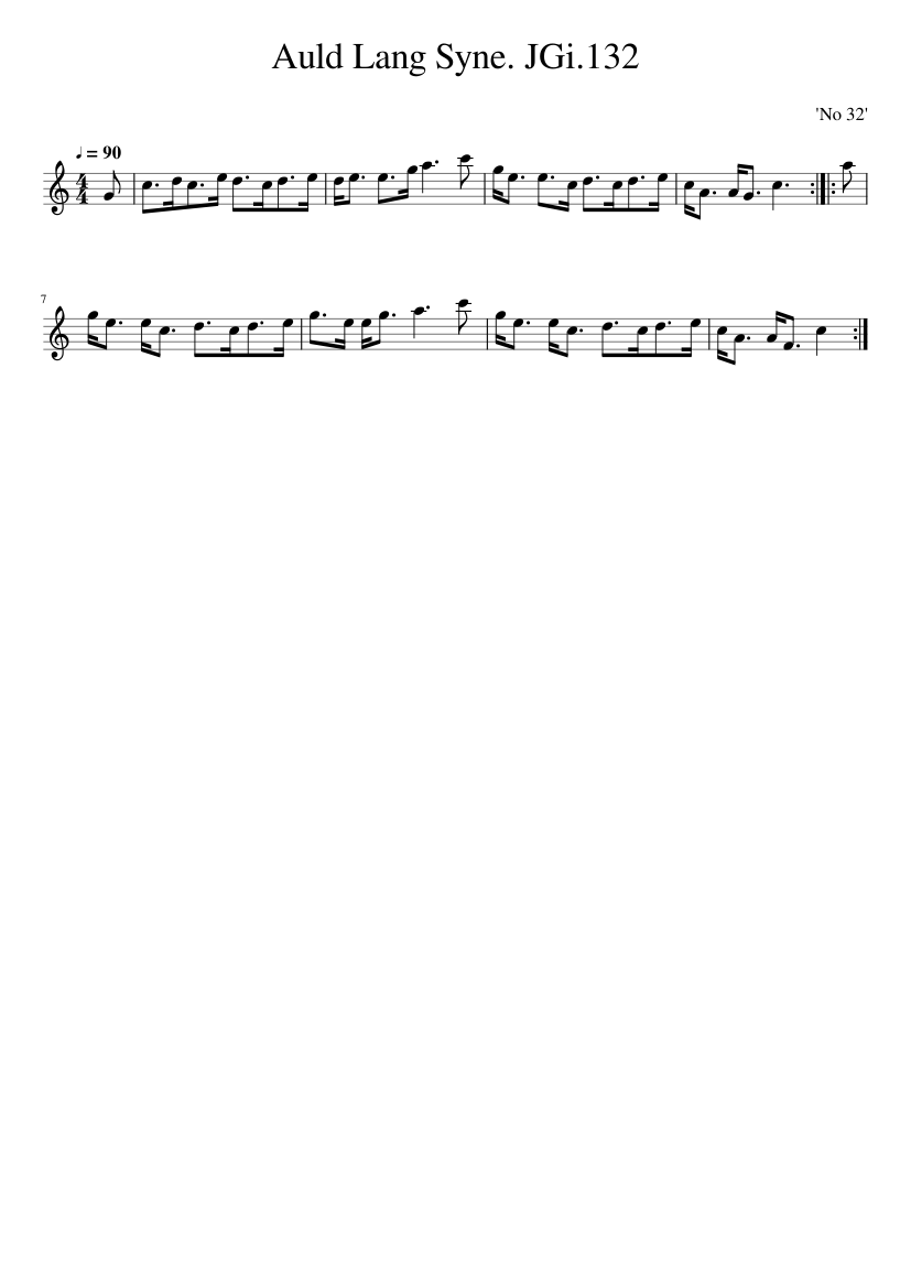 auld lang syne