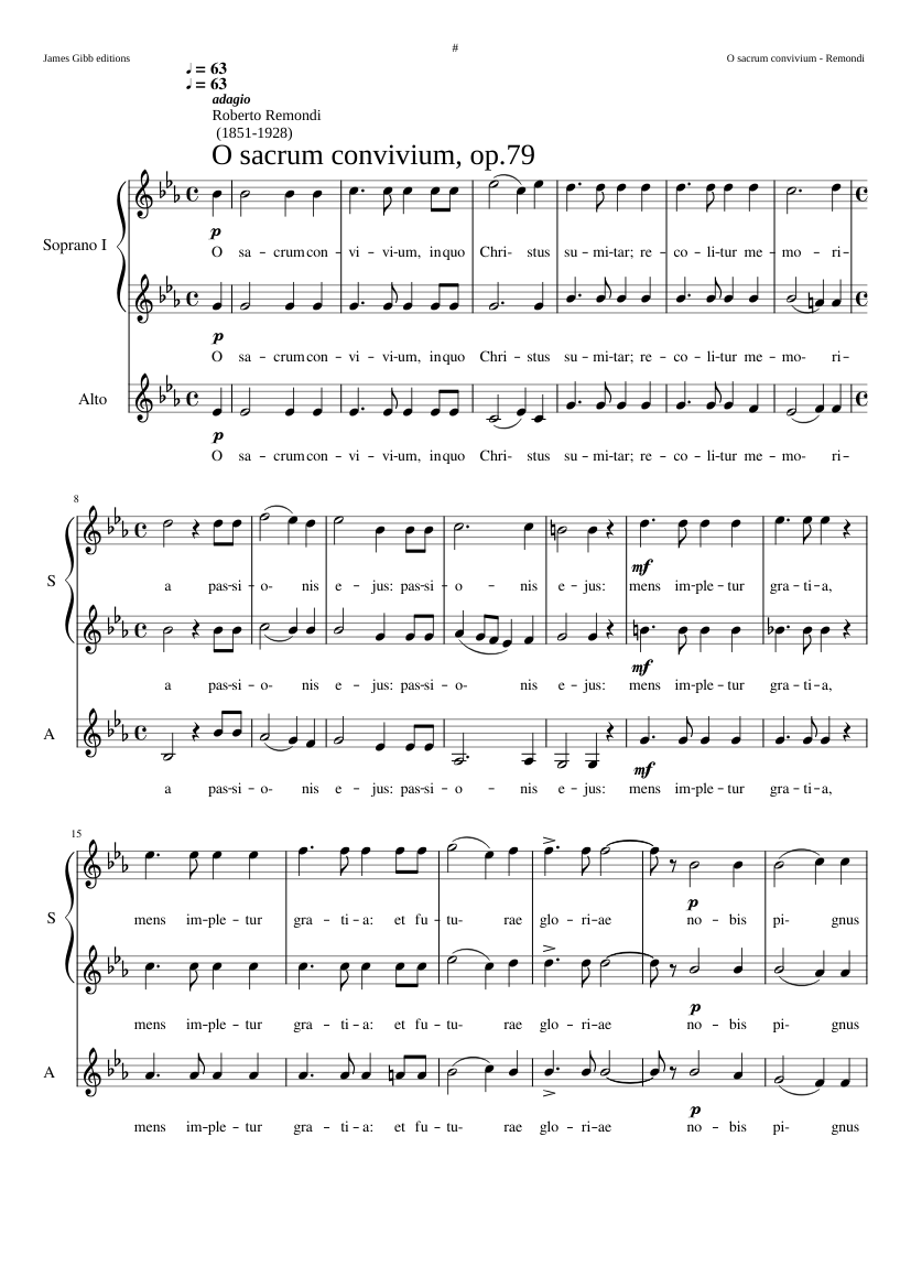 O sacrum convivium