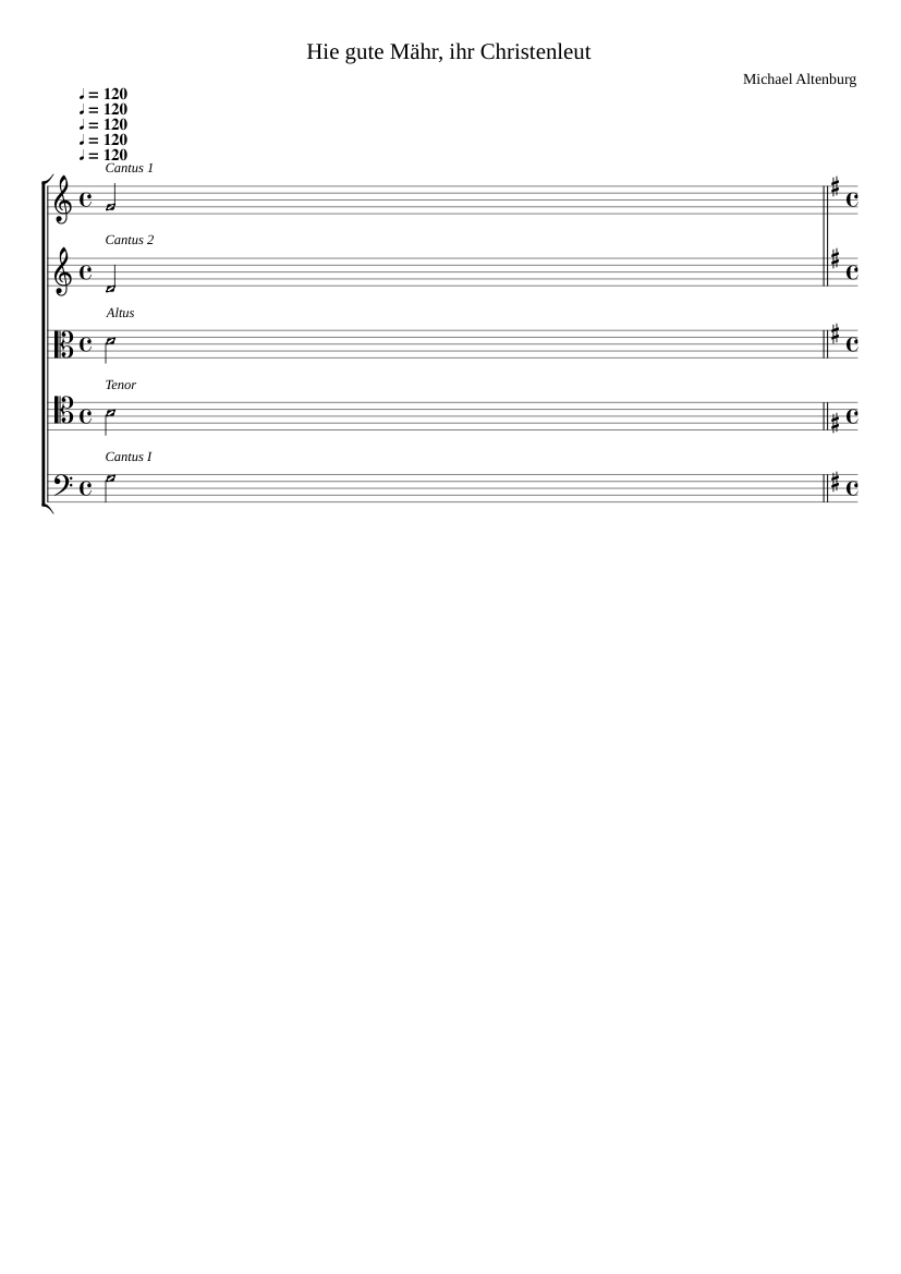 Hie gute Mähr ihr Christenleut