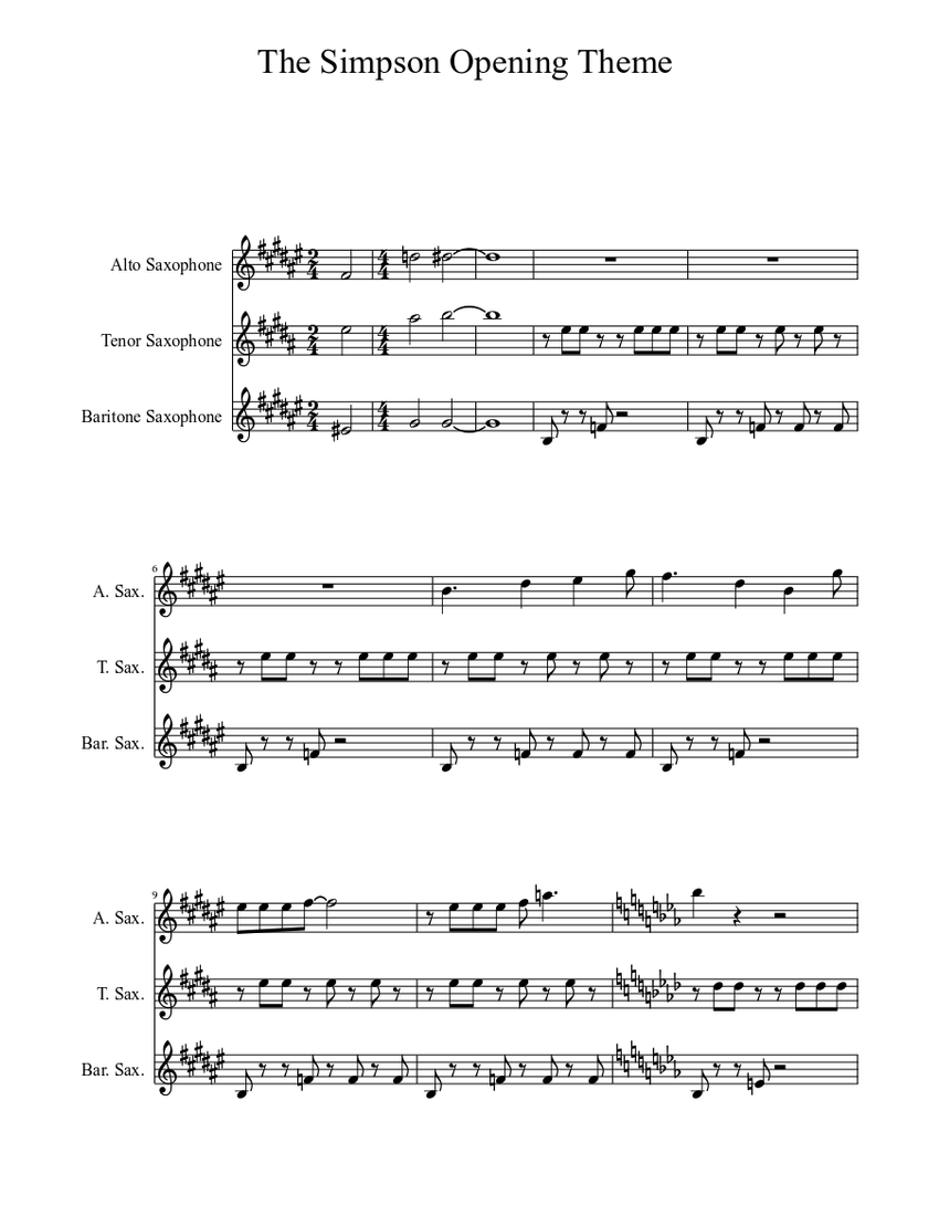 the-simpson-opening-theme-sheet-music-for-saxophone-alto-saxophone
