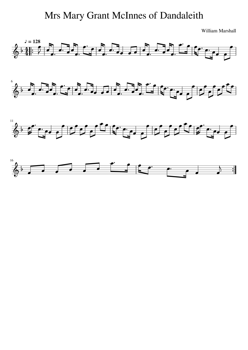 Mrs Mary Grant McInnes of Dandaleith