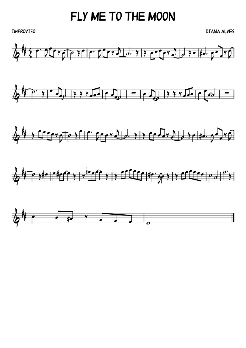 FLY ME TO THE MOON IMPROVISO
