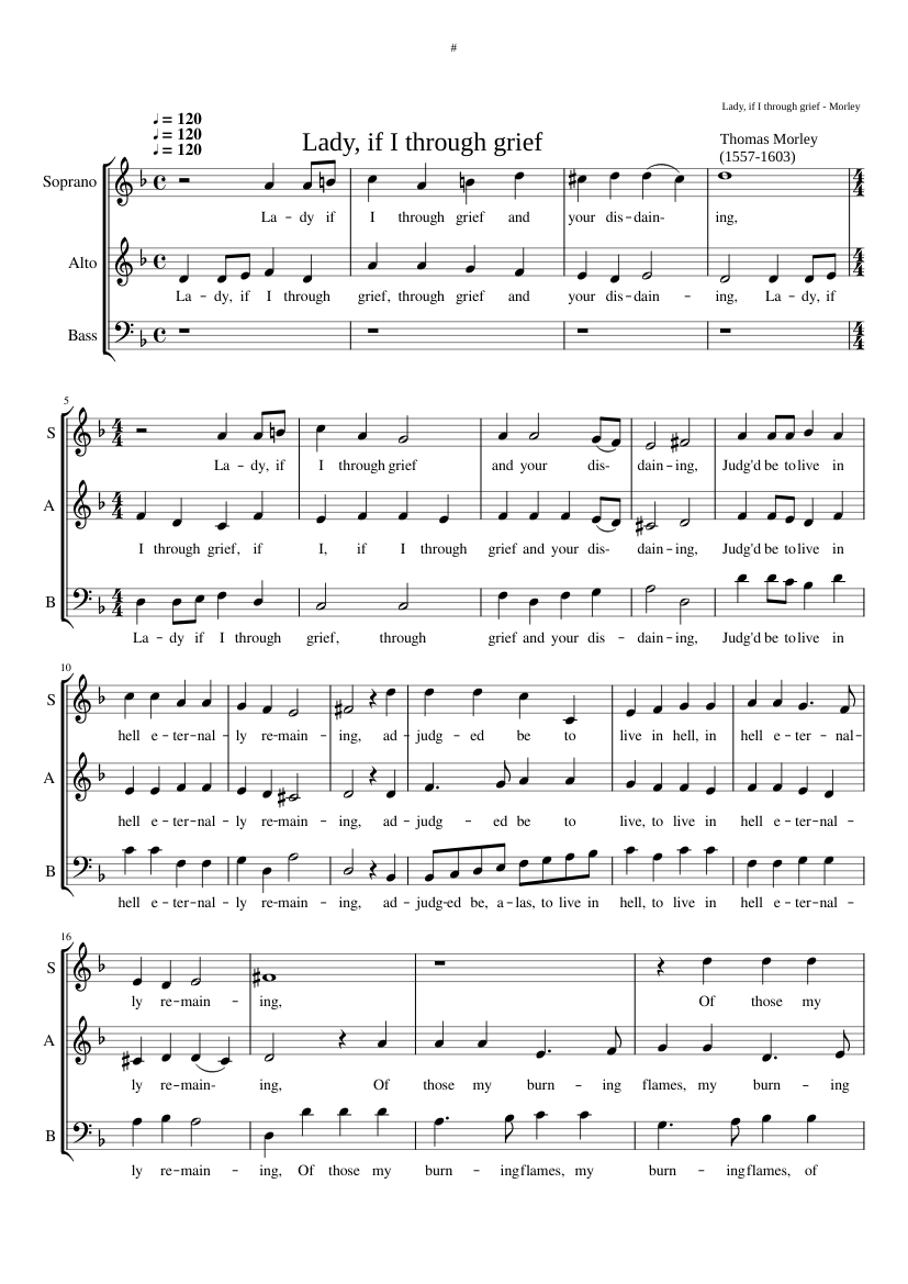 Lady if I through grief