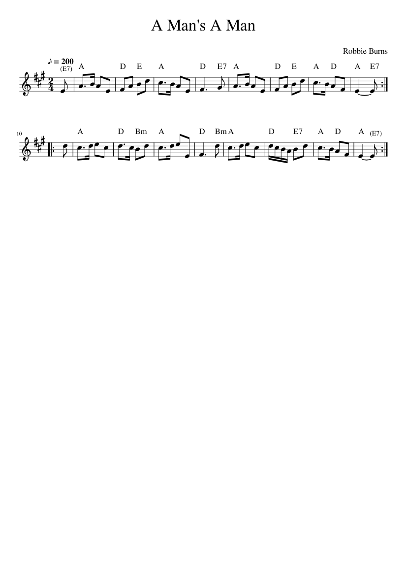 A Man's a Man For a' That